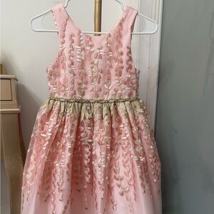 Elegant Pink Floral Dress